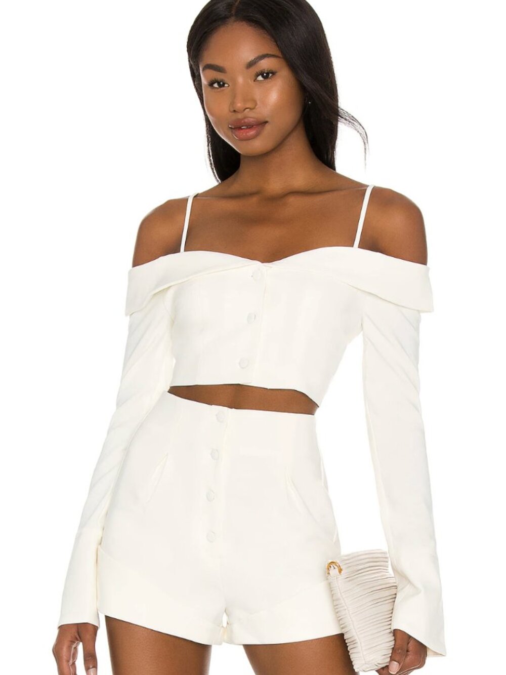 Camila Coelho NWT | Paulina Top in Ivory